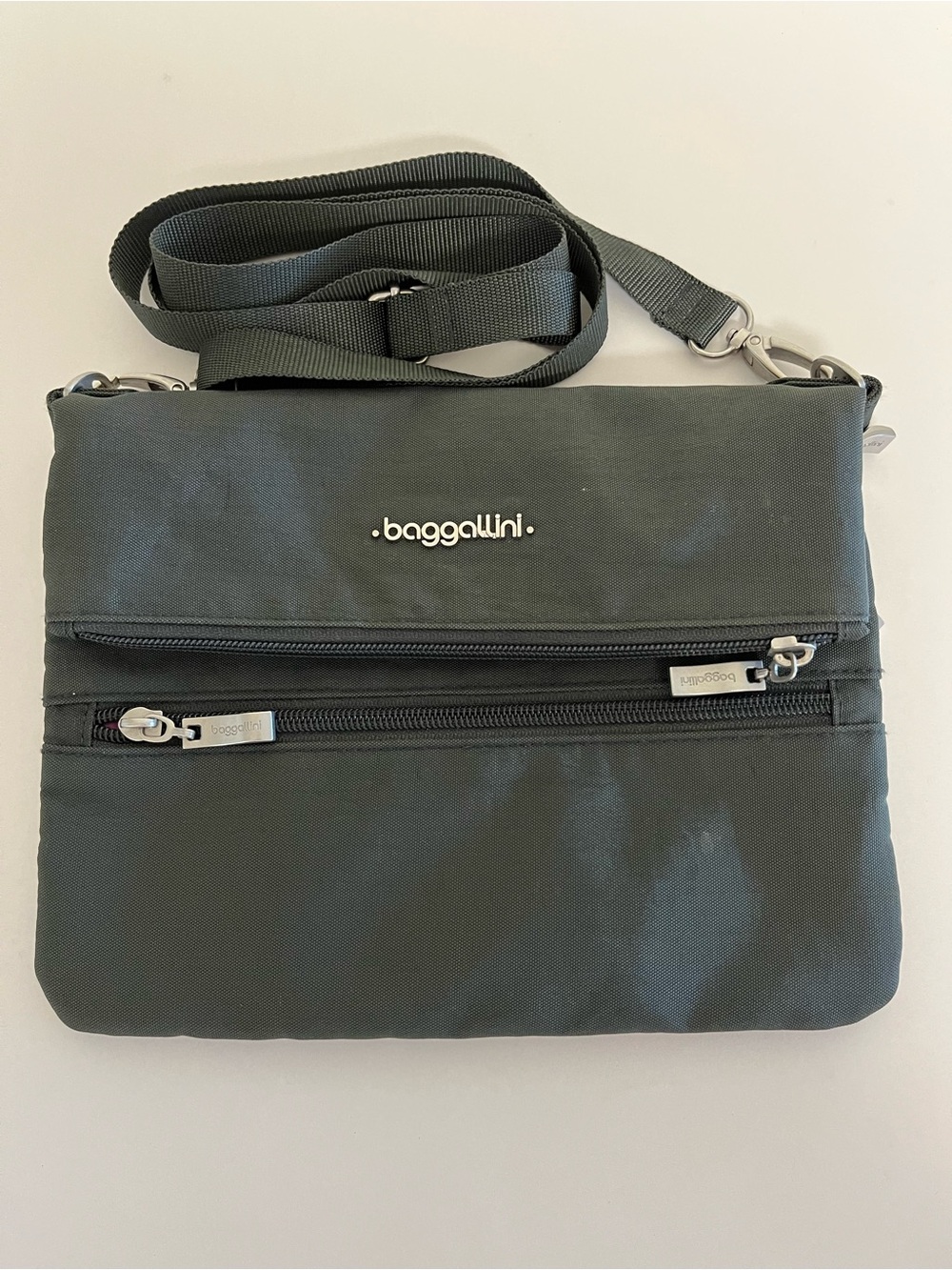 Baggallini Gray Crossbody Bag